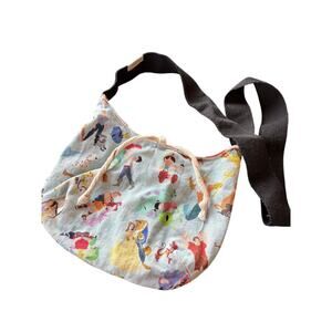 Disney Cartoon Kidcore Characters Lilo Stitch Ariel Nemo Shoulder Canvas Bag